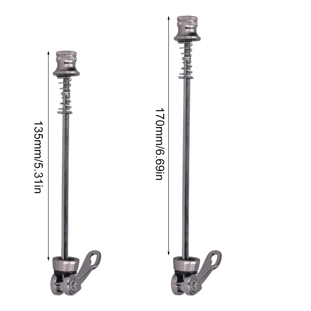 2pcs Road Mountain Quick Release Skewers Bike Front Rear Skewer Accessory