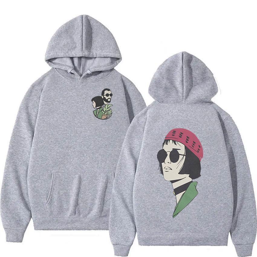 Movie Leon The Professional Print Hoodie Men Women Fleece Fashion Pullover Sweatshirt Retro Harajuku Oversized Hooded Streetwear