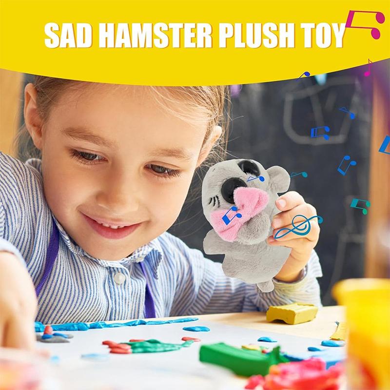 

Sad Hamster Plush Toys Music Toy Sad Hamster Meme Plush With Built In Violin Sound Stuffed Animal Plushes For Kids Boys Girls