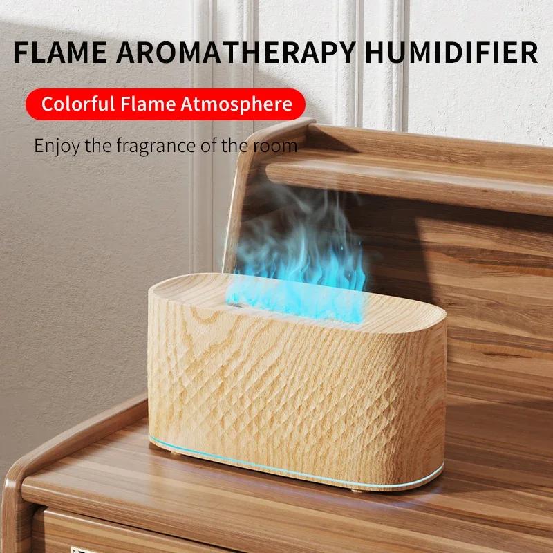 Aromatherapy Machine Automatic Spray Flame Humidifier Slient Ultrasonic Cool Mist Maker Fogger Aroma Diffuser For Car Home Smell