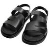 Zara Pu Comfortable Casual Versatile One Strap Sandals Men Sandals Black 2708620800