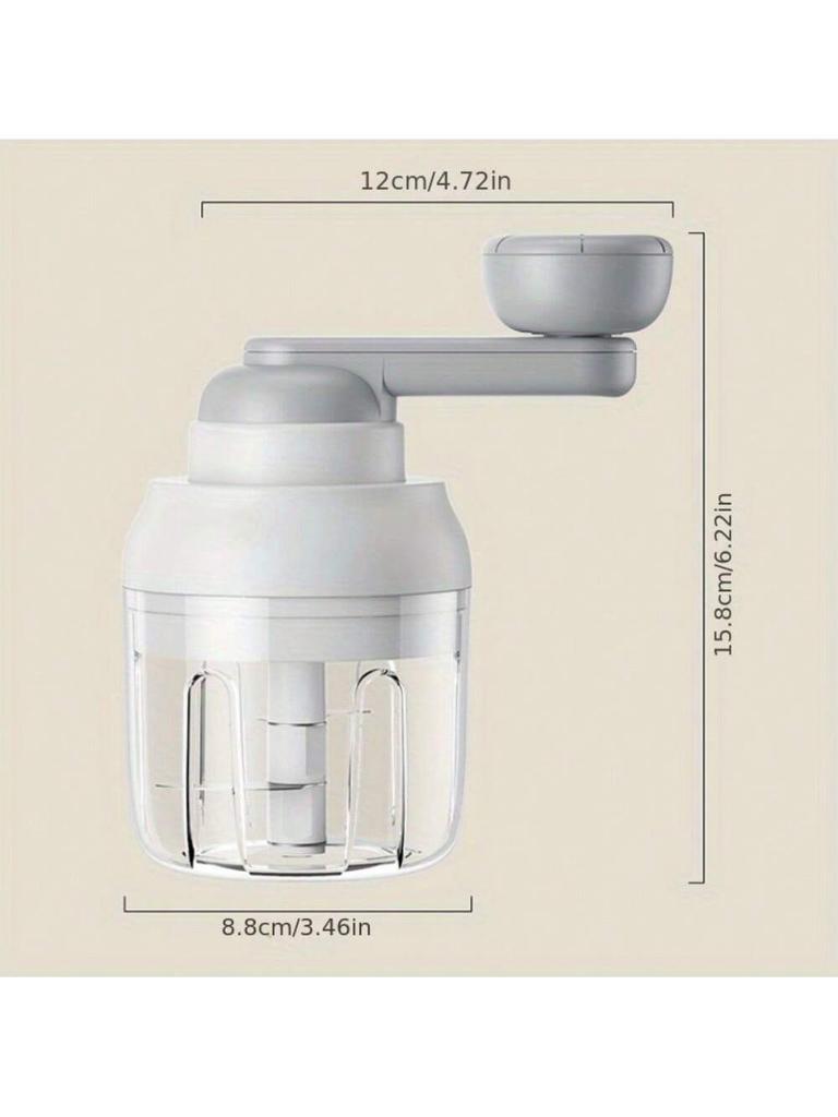 Manual Garlic Chopper Rotate Garlic Press Crusher Vegetable Onion Cutter Multifunctional Masher Kitchen Cooking Accessories