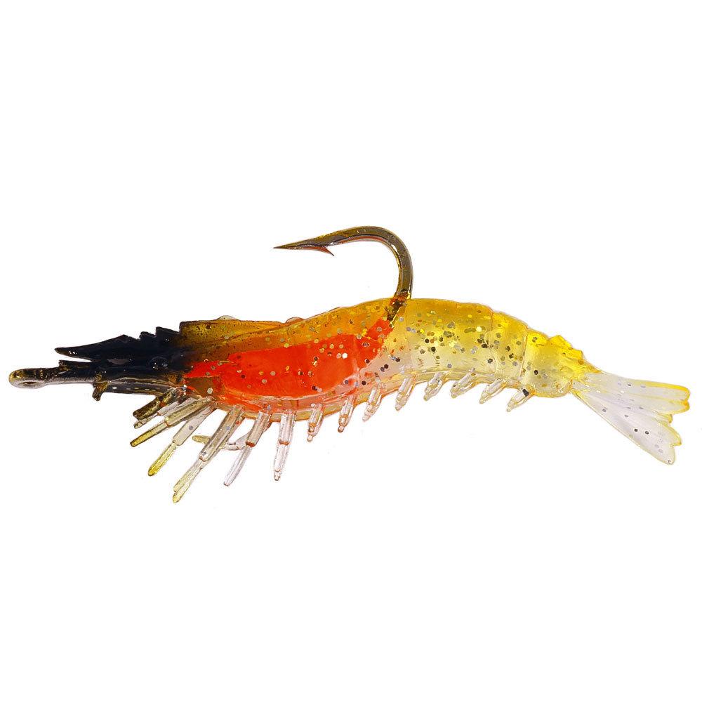 Lure Soft Bait6cm3gPewter Shrimp5Only Bionic Fake Bait for Sea Bass and Universal Freshwater and Saltwater Fishing Lure
