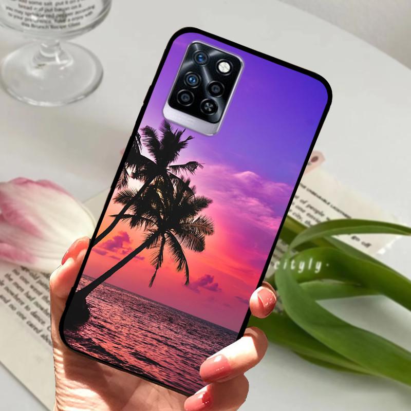 For Infinix Note 10 Plus Case Black Soft silicone TPU Back Cover For Infinix Note10 Pro NFC Phone Case Note 10 Pro Plus Bumper