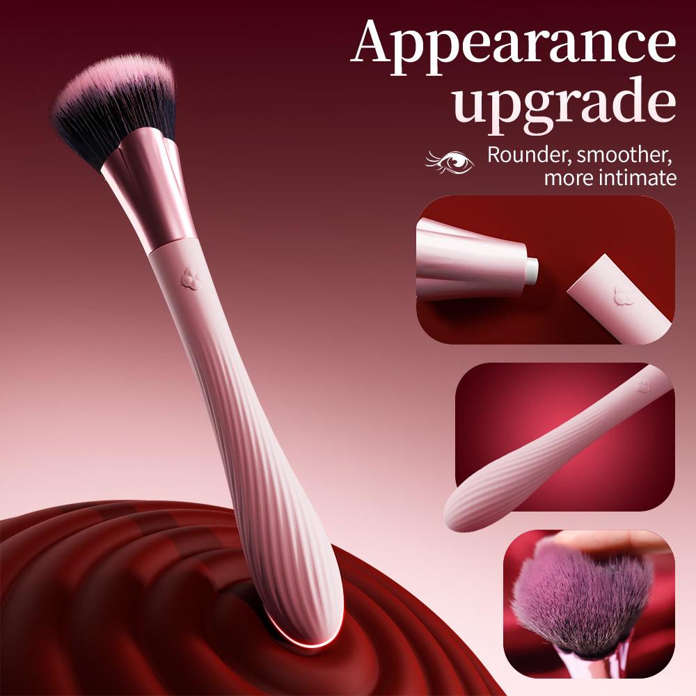 Rechargeable Vibrating Makeup Brush & Massager for Women