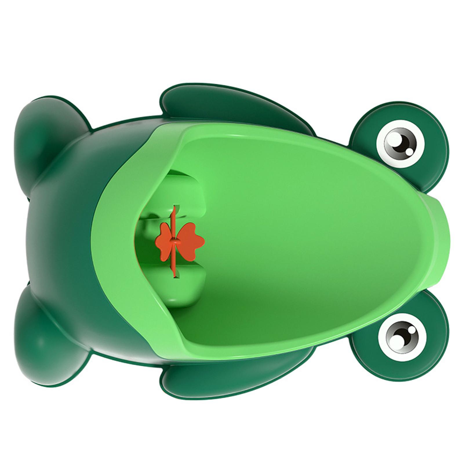 

Children Urinal Cute Cartoon Funny Aiming Target Wall Mounted Pee Training Urinal for Boys Toddlers Green зелений