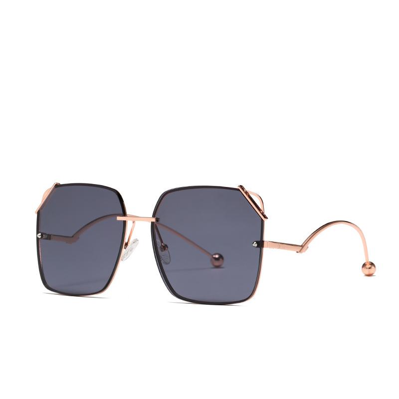 New style women's sunglasses with UV protection JS8566Trendy street-style metal nylon sunglasses for driving