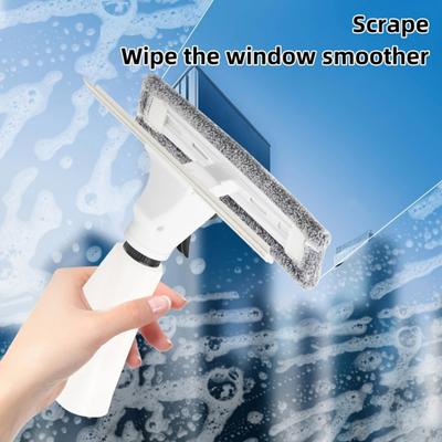 Glaswischer Farbblock-Design 3-in-1 Sprühreinigungs-Wischwerkzeug Ergonomischer Griff Sprüh-Fensterreiniger