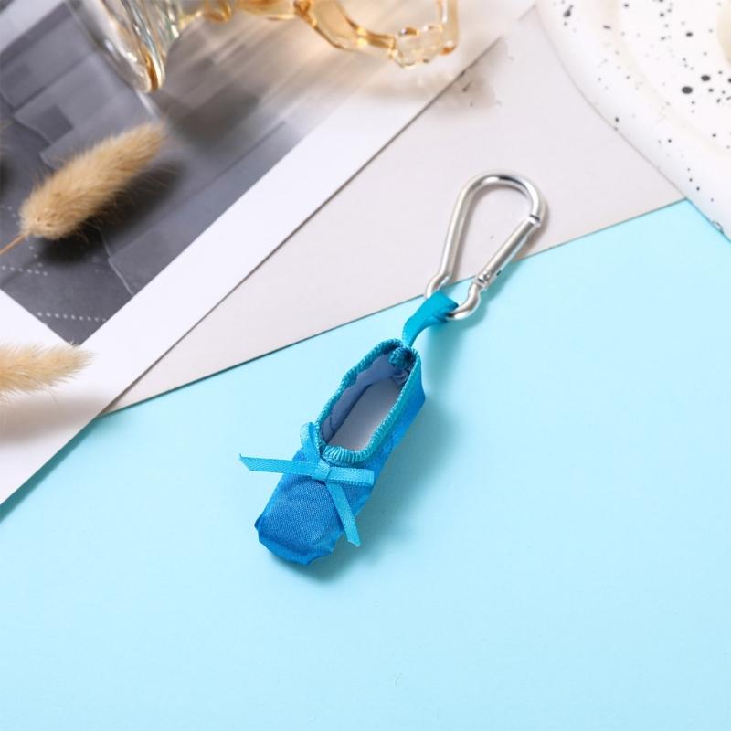 Mini Ballet Shoe Keyring Stylish Pendant Keychain Birthday Gift for Dance Lovers