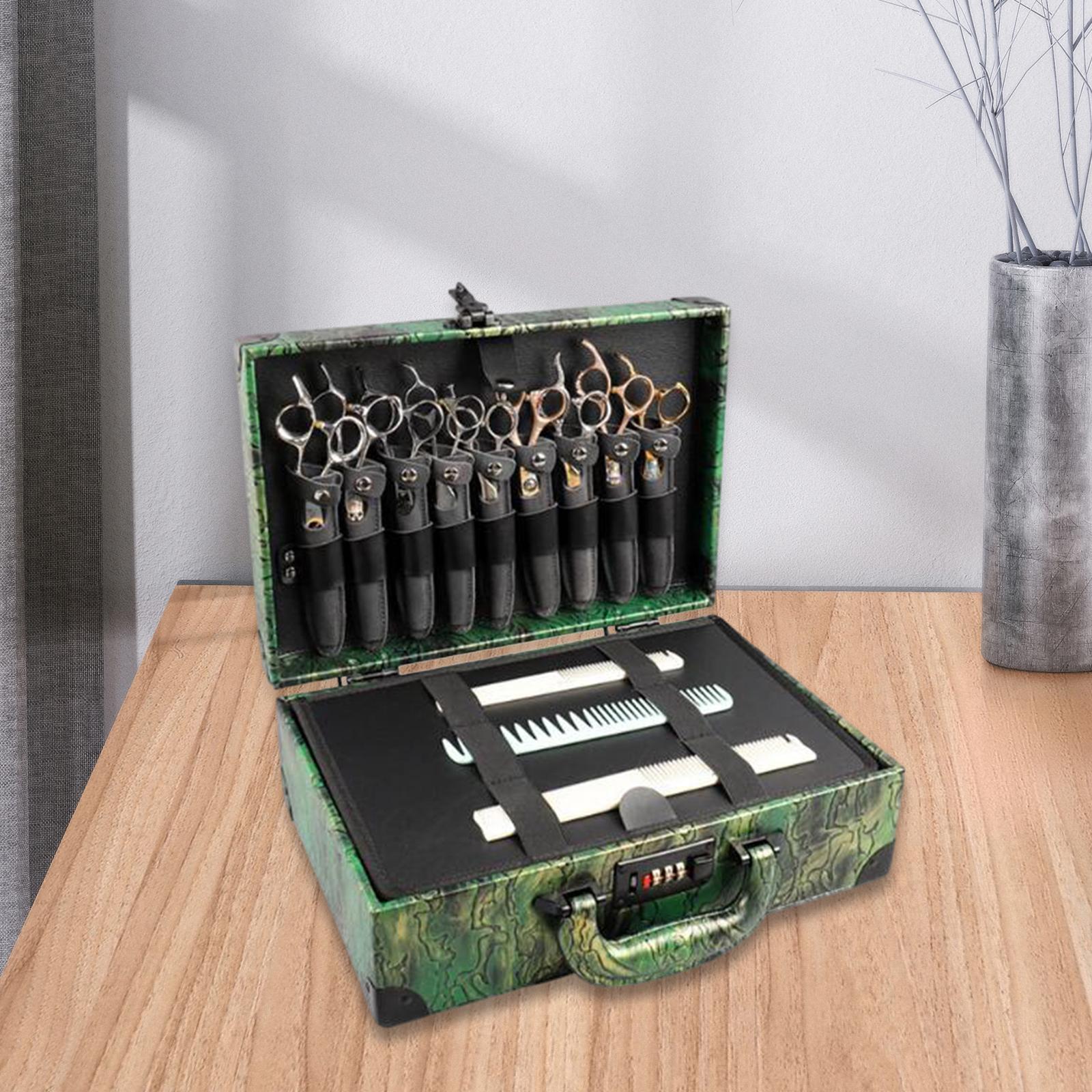 

Barber Hairdressing Tools Storage Carrying Case Multifunctional Accessory Hairstylist Handbag 13x4.7x9inch for Fashion Person