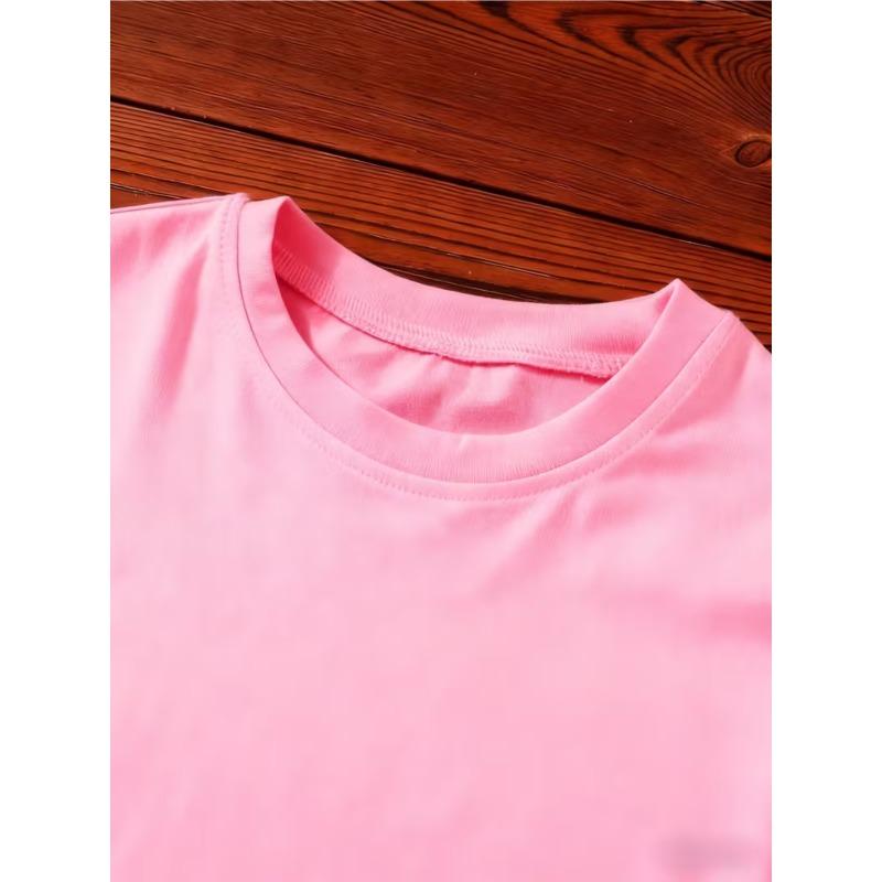 Boys Colorful Banana Baseball Print Crewneck Short Sleeve Tee,