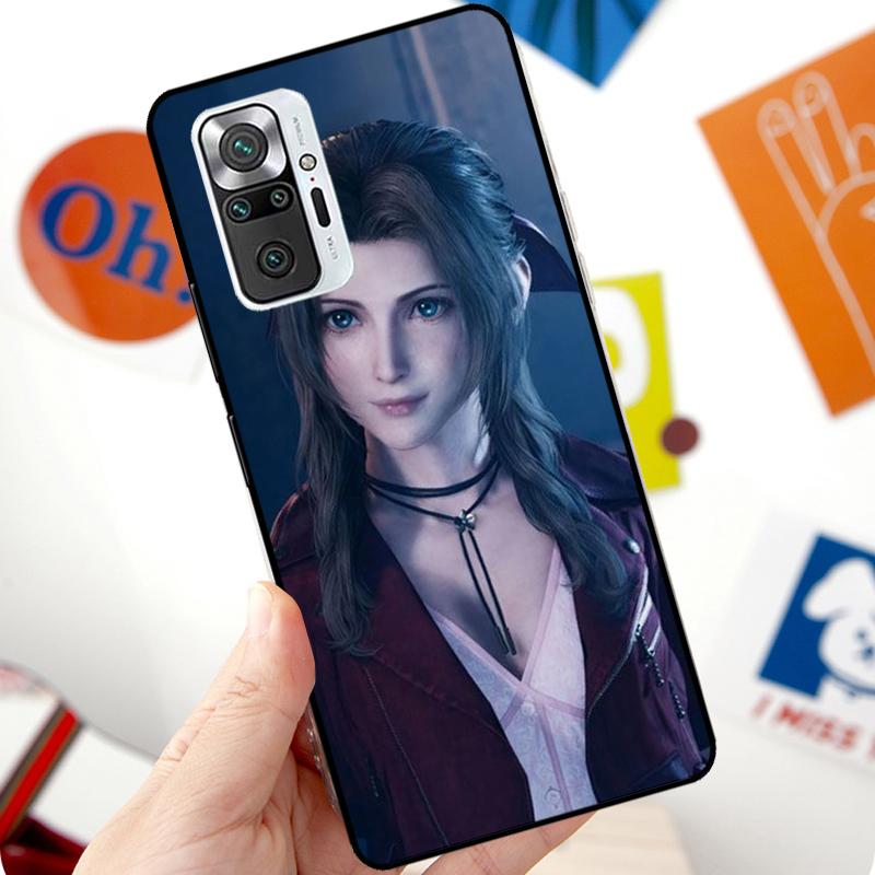 Aerith Gainsborough Final Fantasy Case For Xiaomi Redmi Note 12 Pro 11 8 9 10 Pro 9S 10S 11S 12S Redmi 12C 10C 9C 10A Cover