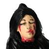 Halloween Haunted House Scene Decoration With Latex Long Hair Female Prop Head