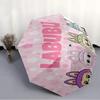 Labubu1 Print Automatic Umbrella, 8 Rib Iron Frame, Plastic Handle, Suitable for Outdoor Travel &Daily , Ideal Gift