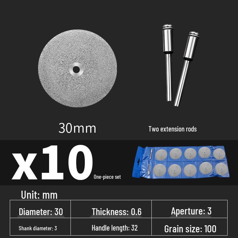 Jade Glass Diamond Abrasive Grout Cleaning Mini Saw Blade, Electric Grinding Disc