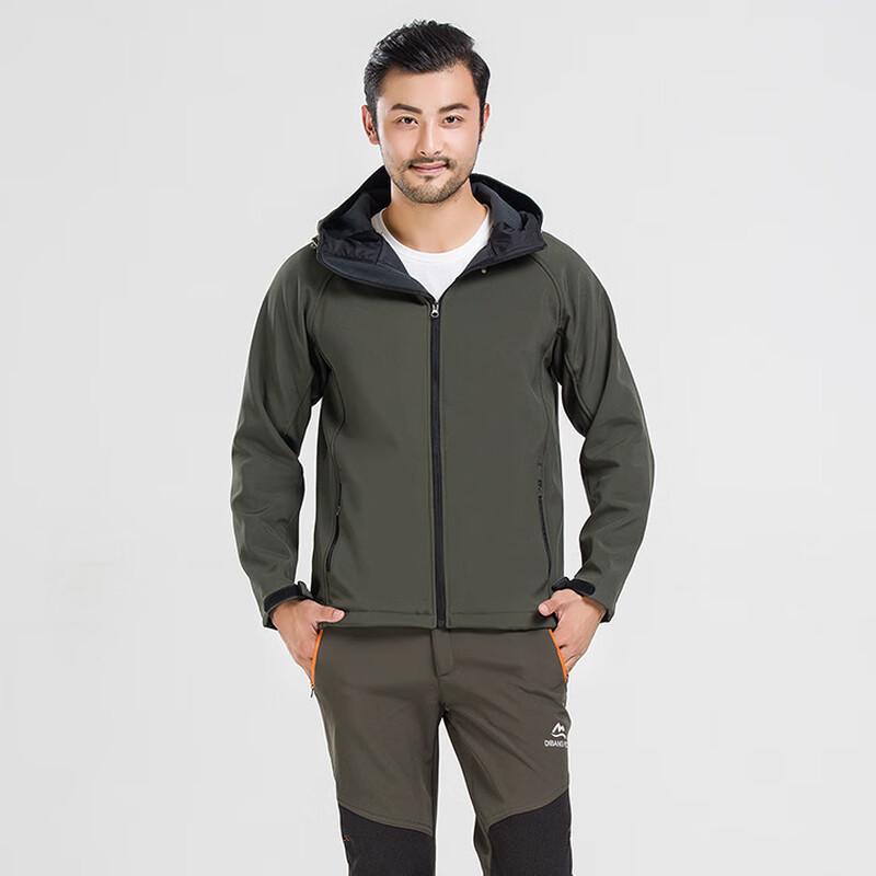 Qibaisi Women's Outdoor Thickened Softshell Jacket