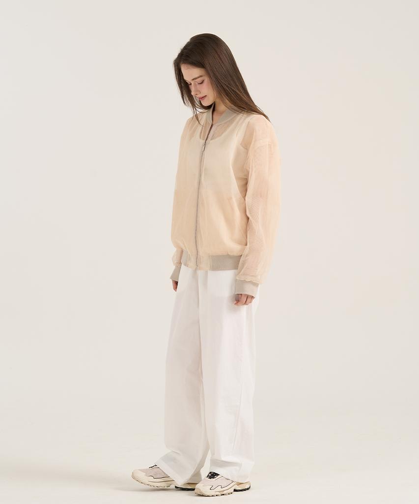 LEVHEARTED Ostinato Banding Wide Pants - White