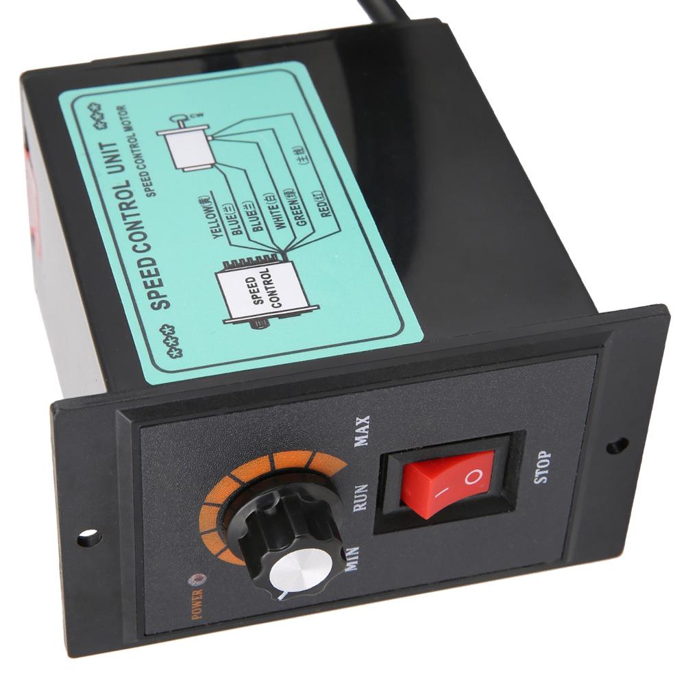 AC 220V 5060Hz Single Phase AC Motor Speed Controller Electric Motor Speed Regulator(500W)