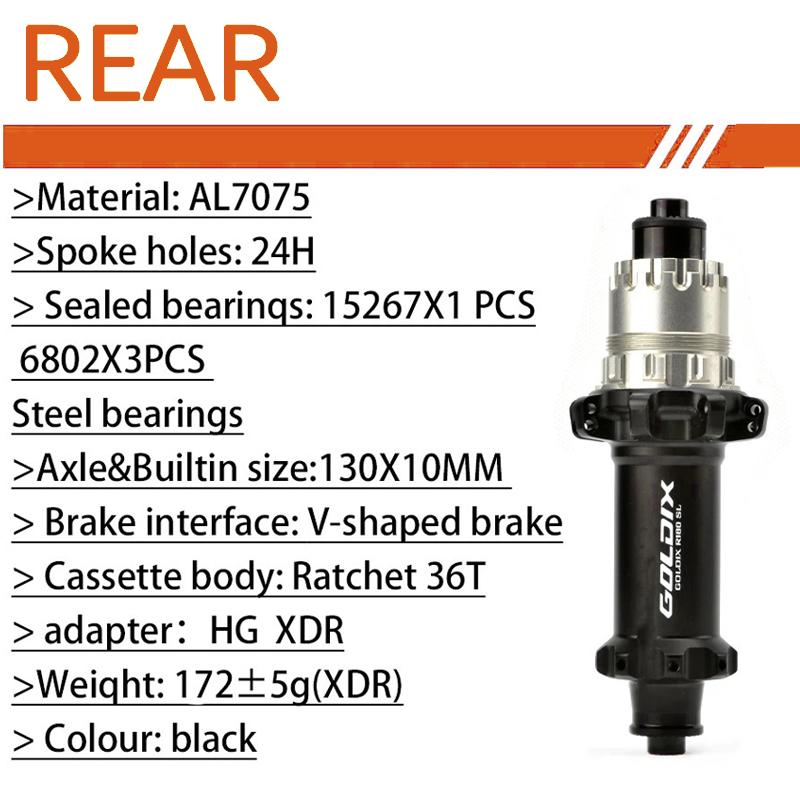 Road Bike Rim Brakes Hub 36T Ratchet V Brake Straight Pull 10X130 9X100 Rear 24H Front 20-Hole Xdr Hg Cube For Shimano