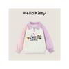 Hello Kitty Girls' Autumn Sweatshirt 2025 New Style Lapel Hello Kitty Cartoon Medium and Large Children's Pullover Girls' Sweatshirt