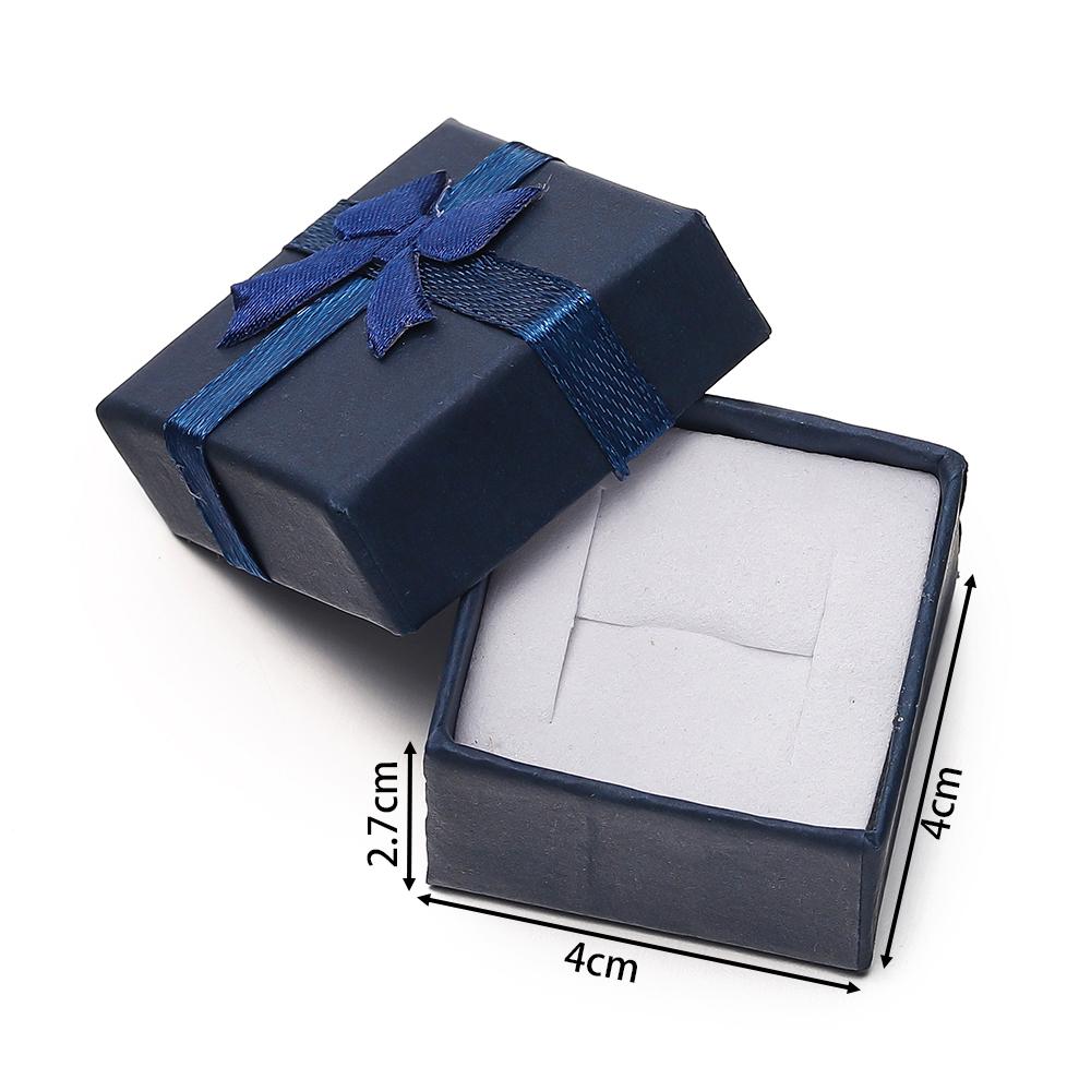 1pc High Quality Paper Ring Necklace Square Box Jewelry Necklace Earrings Rectangular Package Gift Box