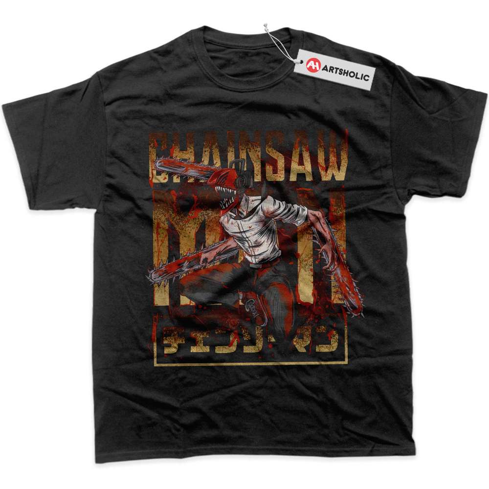 Chainsaw Men Devil Power Makima Graphic Print Tshirts Japan Anime Manga Peripherals Tee Men Women Loose Cotton Oversized Tops