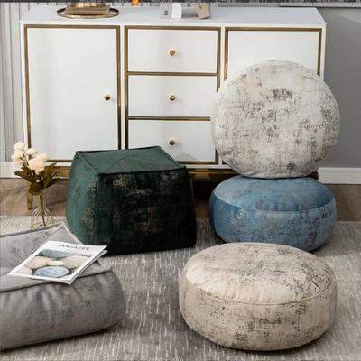 Japan Simple Style Pouf Boden Tatami-Matten Meditationskissen Ungefülltes Futon Yoga Balkonstuhl Sitzkissenbezug Keine Füllung
