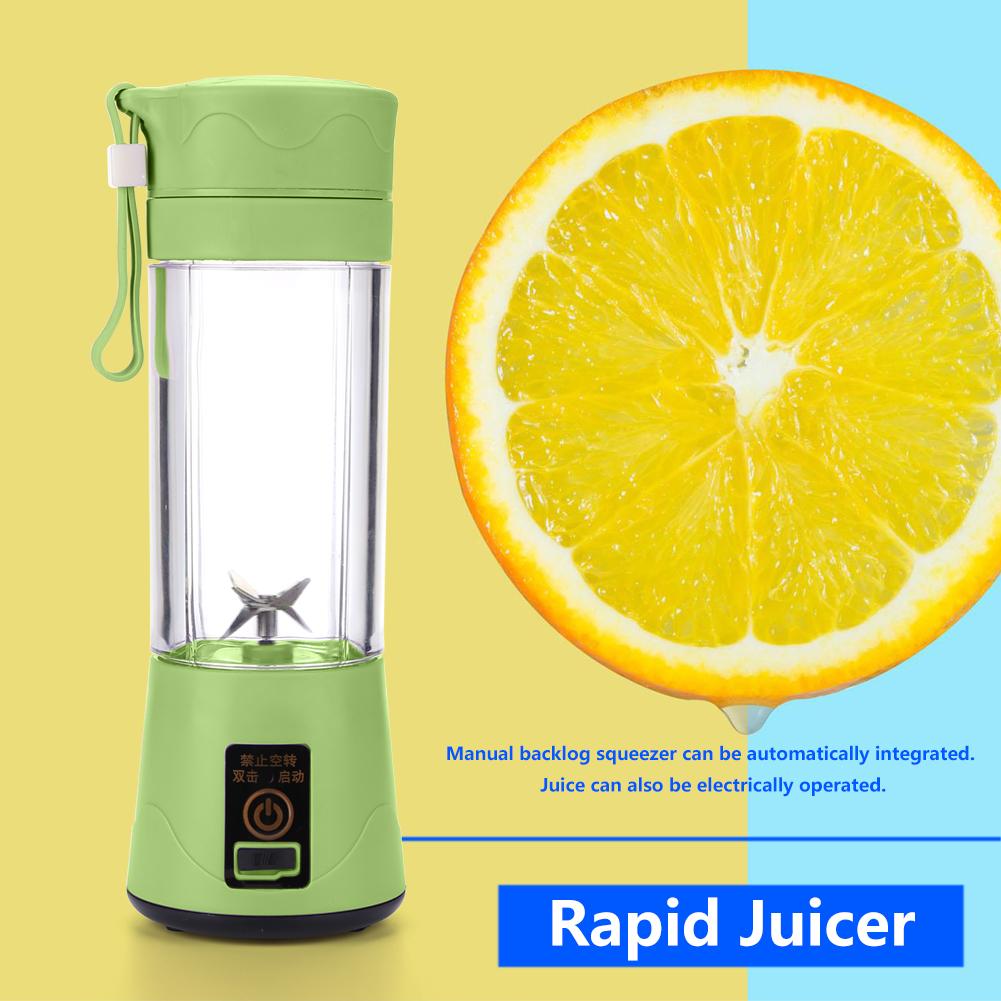 380ml Portable Juicer USB Rechargeable Blender Mixer Juice Machine