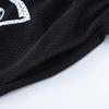 EES-10 Heren Mesh Atletische Korte Broek, Zwart Grim Reaper Print Ademend Zomer Straat Strand Boardshort