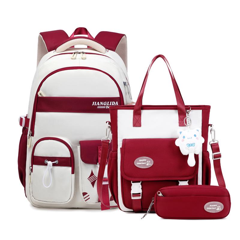 2024 Korean Style Large-Capacity Multifunctional Backpack for High School & University Girls