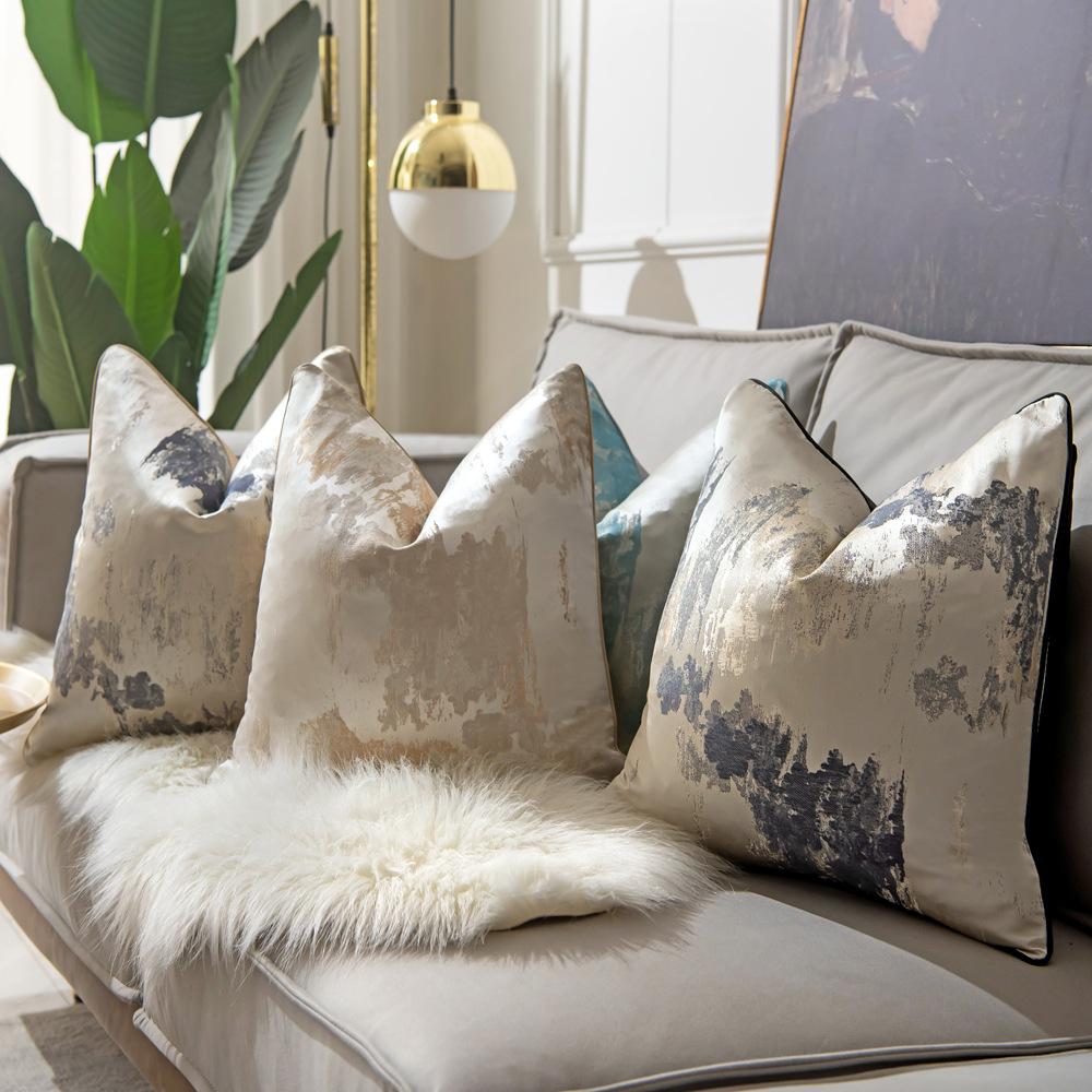 High-End Luxury Cushion Cover Decorative Throw Pillow Cushion Cover Comfortable for Home Sofa Office 30x50 45x45 50x50 60x60cm