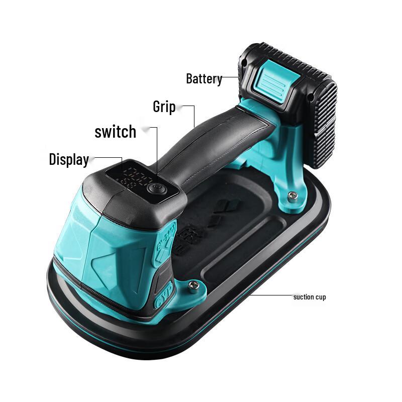Digital Display Electric Vacuum Suction Cup Lifter CN Plug (adapter Included)