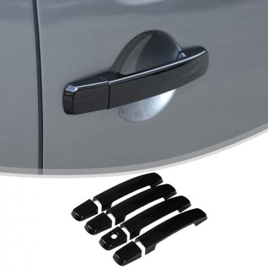 Glossy Piano Black ABS Exterior Door Handle Cover For Nissan Frontier 2005-2017