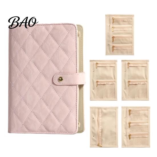 Protective Jewelry Storage Bag Book Set, PU Leather Travel Organizer, with 5 Removable Pages Soft Velvet Design, Pouch for Necklaces Rings Earrings