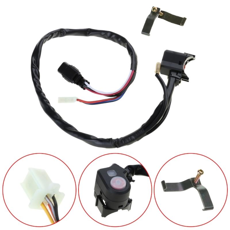 Motorcycle Universal Stop Start Kill Switch Button With Indicator Light
