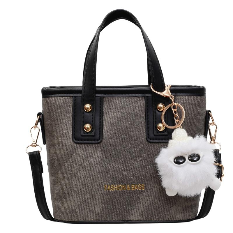 Premium texture niche bag new women s bag versatile retro shoulder messenger bag fashionable portable bucket bag