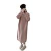 Gentle lapel loose lazy style new dress autumn and winter long knitted fashion versatile sweater