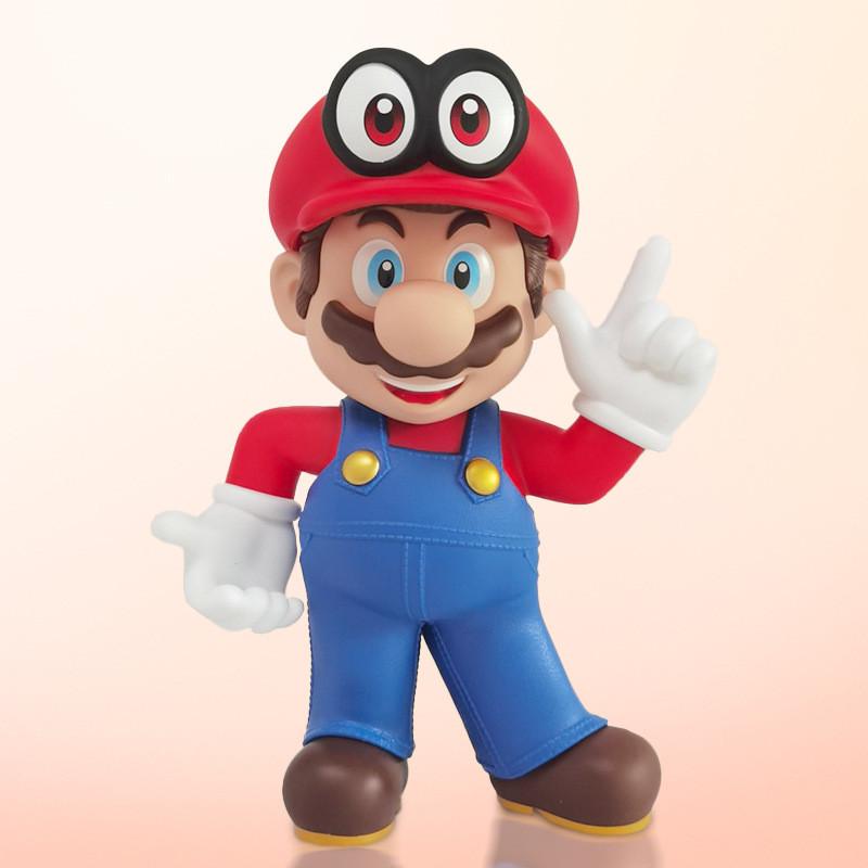 Large Mario Super Mario Toy Figure Pvc Home Decor Collectible Display 27x38cm