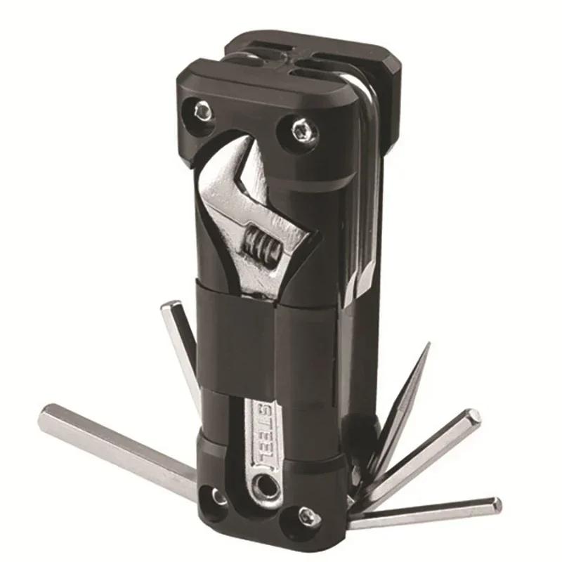 Versatile Bicycle Tool Kit Multitool Set with Tire Repair Tools Screwdriver and Chain for MTB and Road Bikes
