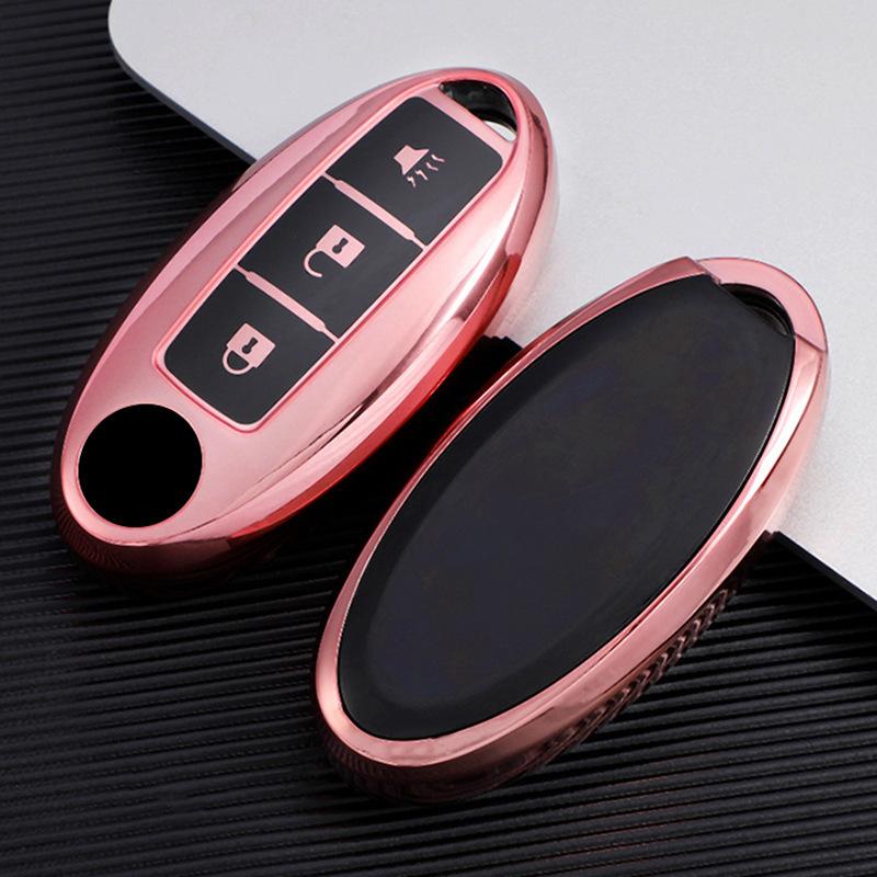 New Soft TPU Car Key Case Cover Shell for Nissan Qashqai X-Trail T32 T31 Juke J10 J11 Kicks Tiida Pathfinder Note for Infiniti