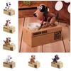Large Capacity Automated Dog Steal Coin Piggy Bank Anti-fall Coins Storage Box  Birthday Gift