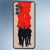 Etui na telefon Banksy Graffiti Wojna Dla Samsung S25,S24,S21,S22,S23,S30,Ultra,S20,Plus,Fe,Lite,Note,10,9,5G Czarne Pokrowiec
