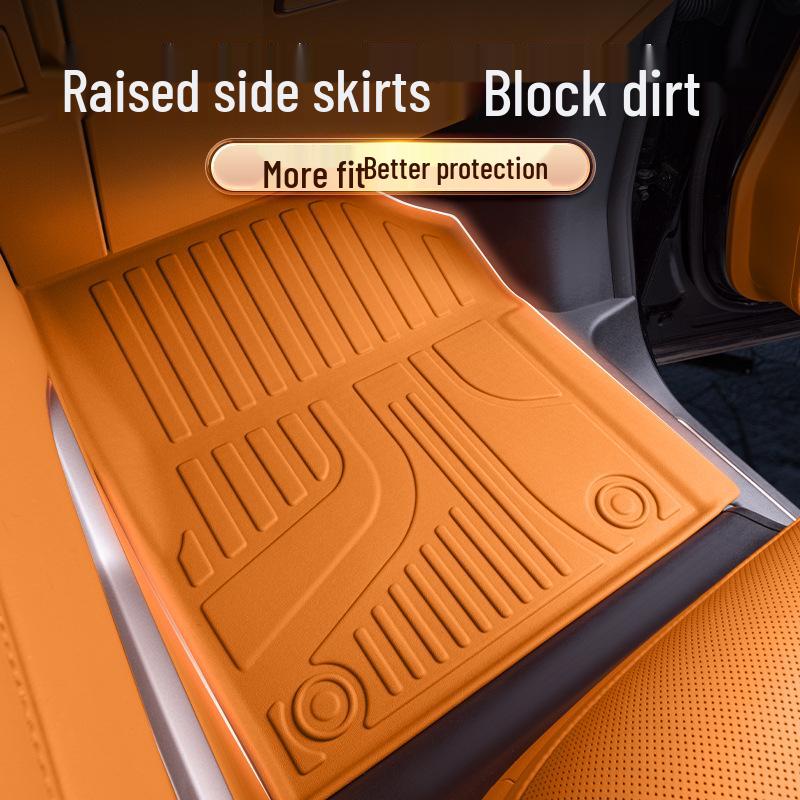 Compatible Carpet Mats for WEY Gaoshan 7-Seater TPE2025 Interior Modification