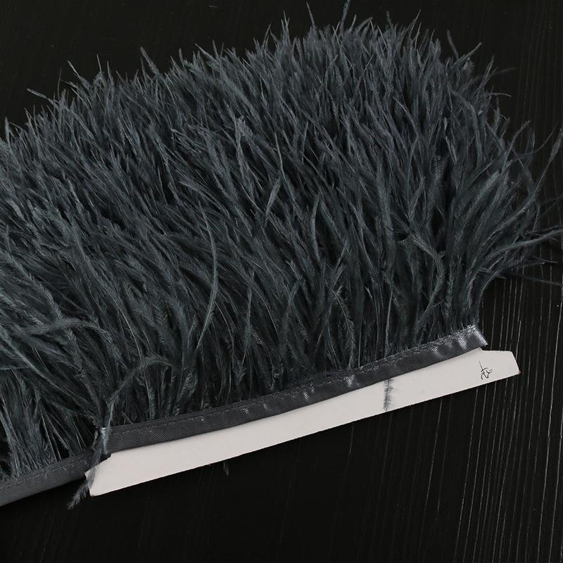 8-10 Ostrich Feather Diy Handmade Jewelry Accessories Crafts Decorative Clothing Skirt Cuffs