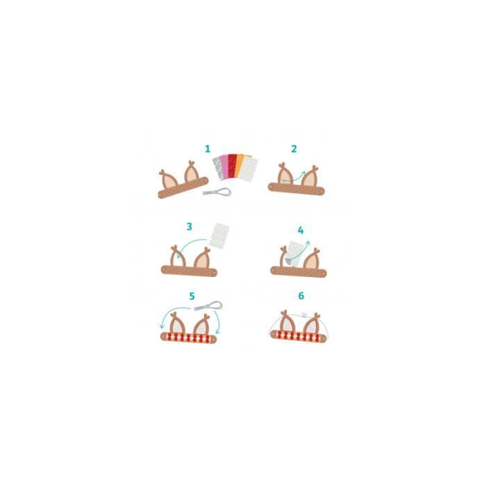 Pack de 10 Couronnes à Métaliser - Thème Animaux - Sodertex TU