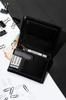 Men's Leather Wallet N104-RVT BLACK