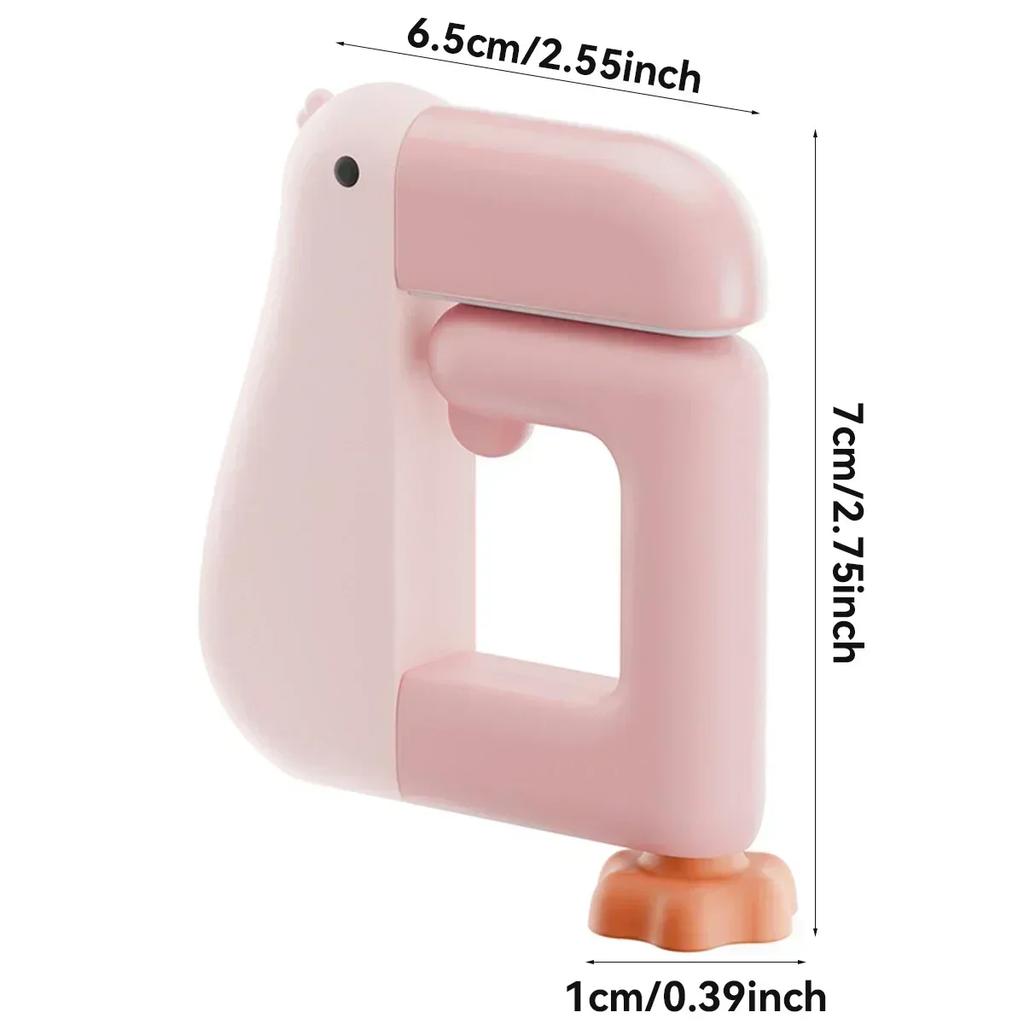 Taschenhaken Entenförmiger Handtaschenhaken für Tisch - Bohrloser Schreibtischklemme Taschenhalter, Faltbarer Anti-Rutsch-Haken für Büro/Schule/Küche