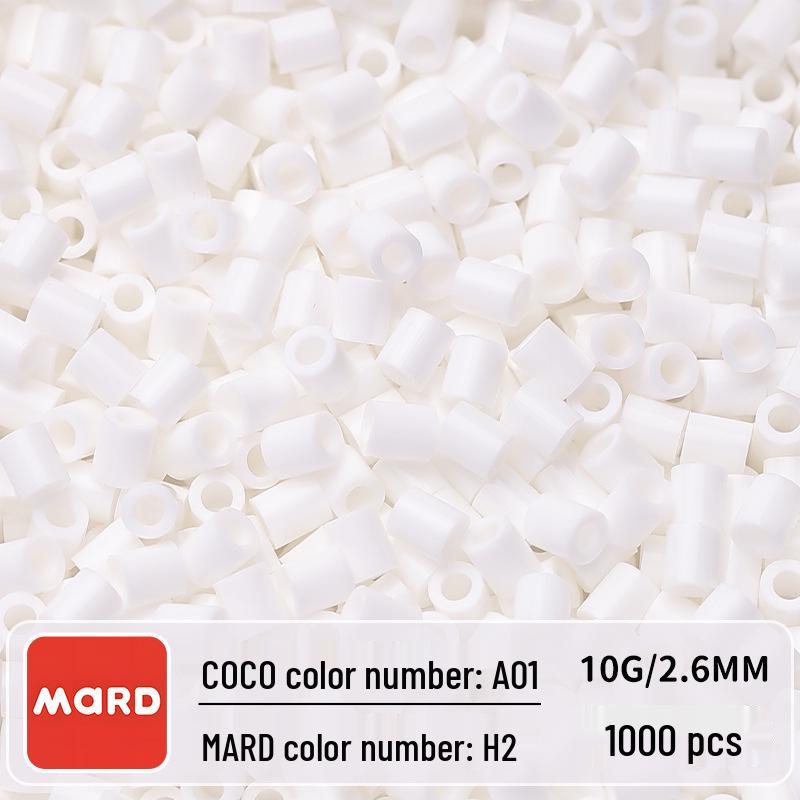 White Pin Bead Refill Pack for DIY Educational Toy (2.6mm)