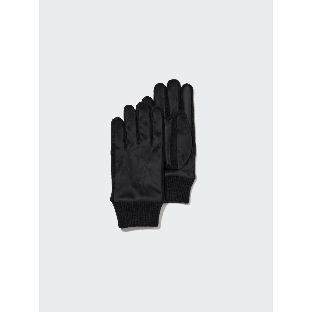 

Uniqlo Перчатки из искусственной замши с подкладкой Heattech 09 BLACK/UNISEX XL