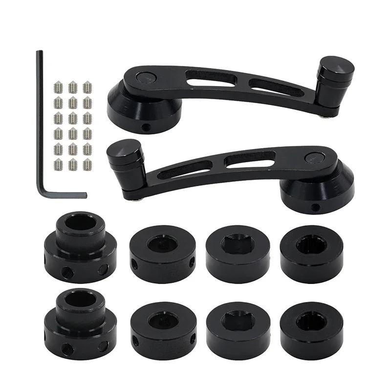 1set Aluminum Alloy Car Window Close Hand Crank Handle Winder Riser Replacement Manual Auto Window Closer Handle for Older Car